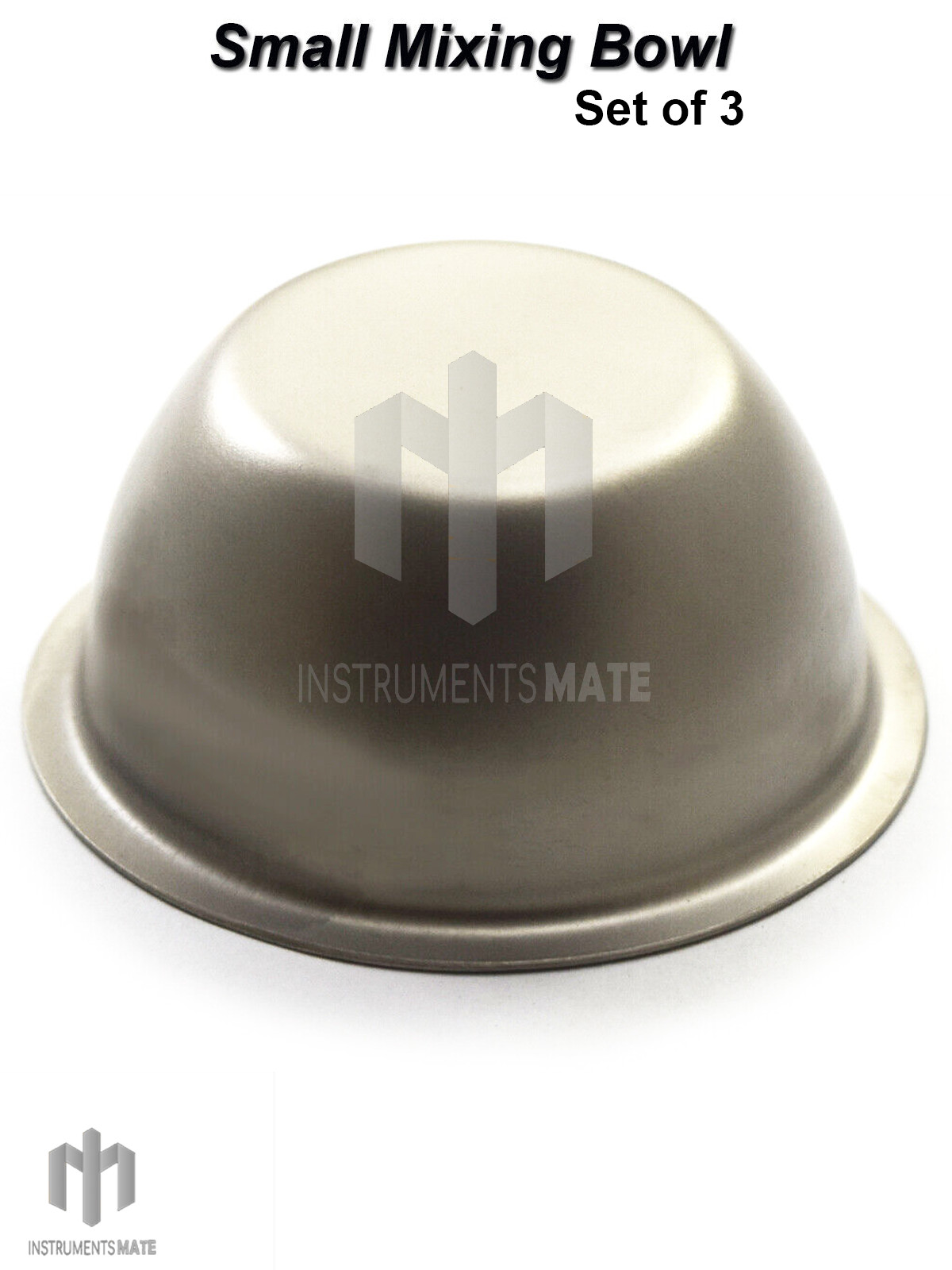 Small Mixing Bowl Stainless Steel Dental Surgical Implant Plaster Alginate Lab