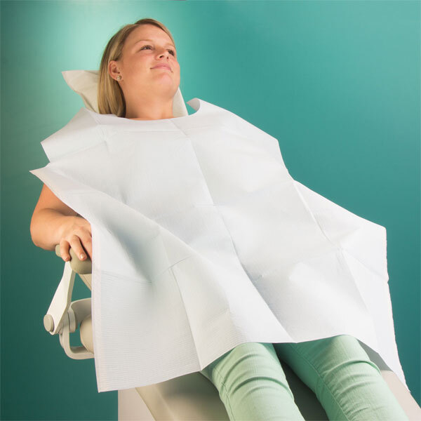 Tidi Polybacked Patient Drapes, Blue 29″ x 42″, 50/Case. Knee-Length -917493
