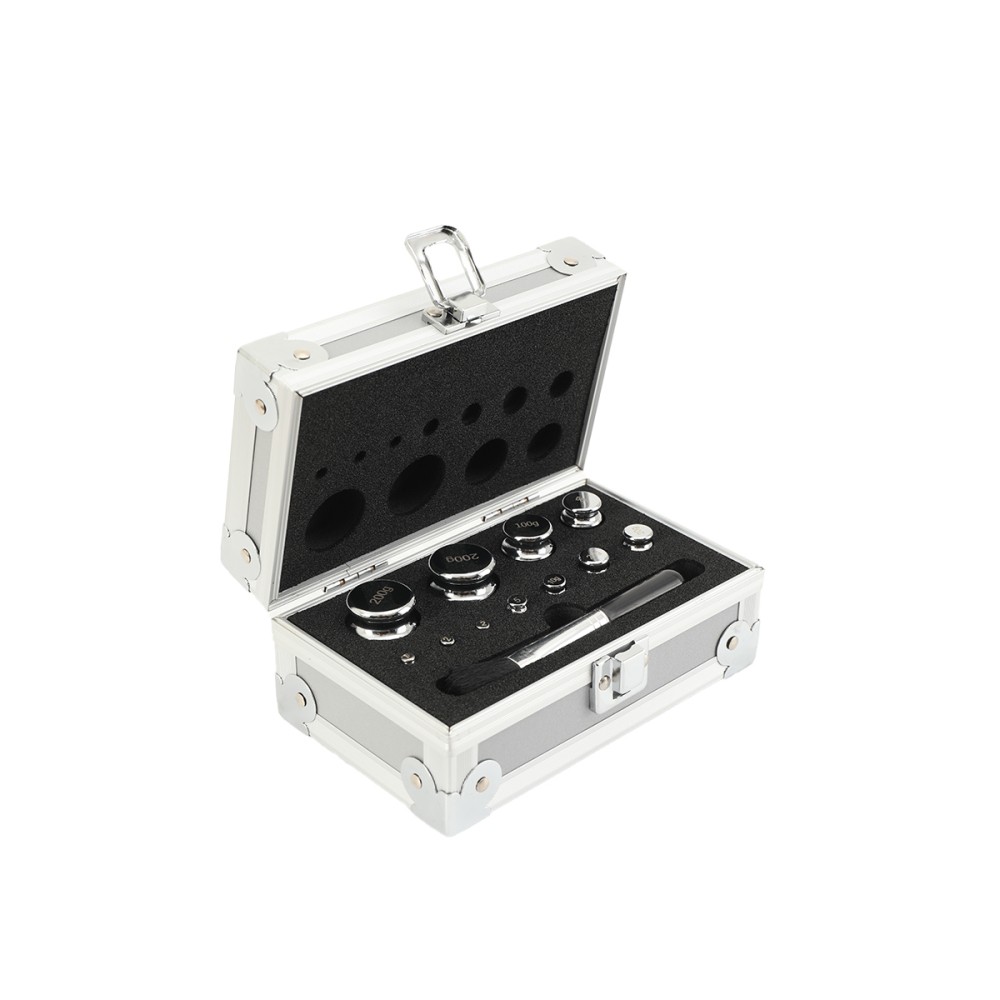 F Grade Calibration Weight Kit 1-200g Stainless Weight Lab Test Weight Set