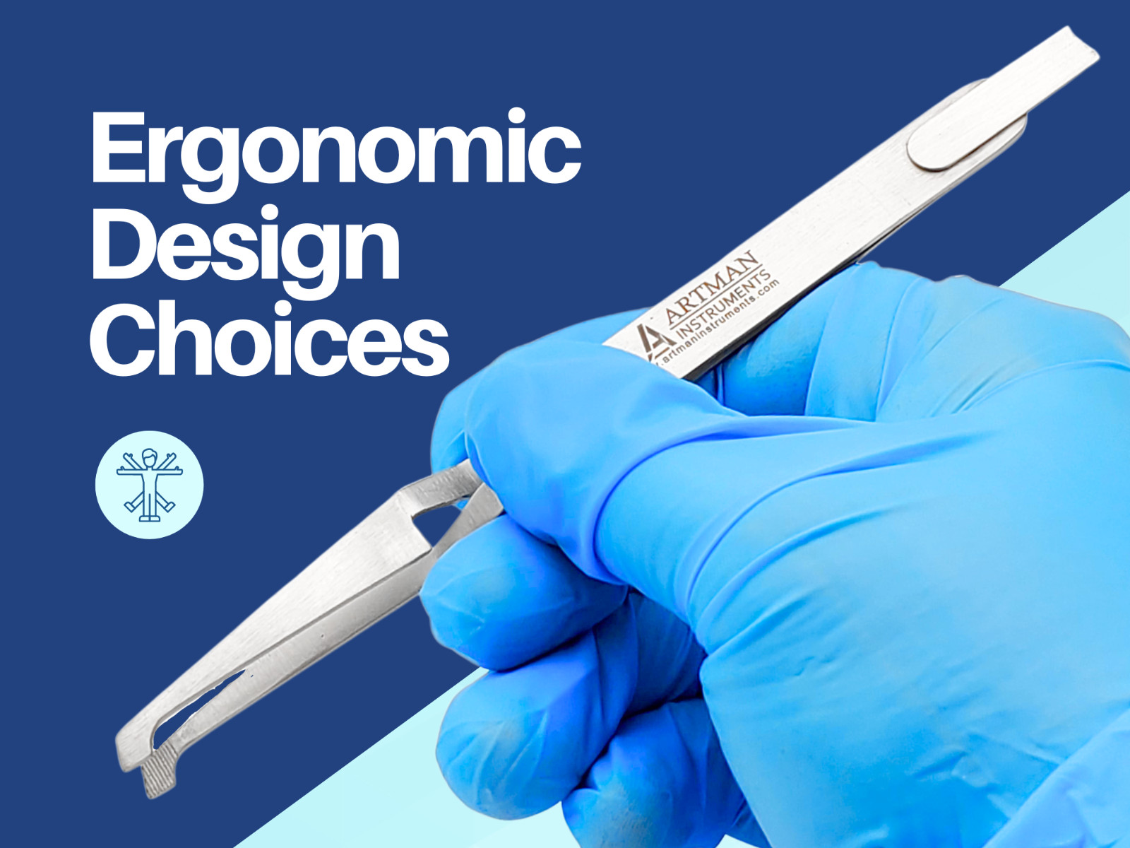Orthodontic Bracket Placing Tweezer Set of 4 ARTMAN