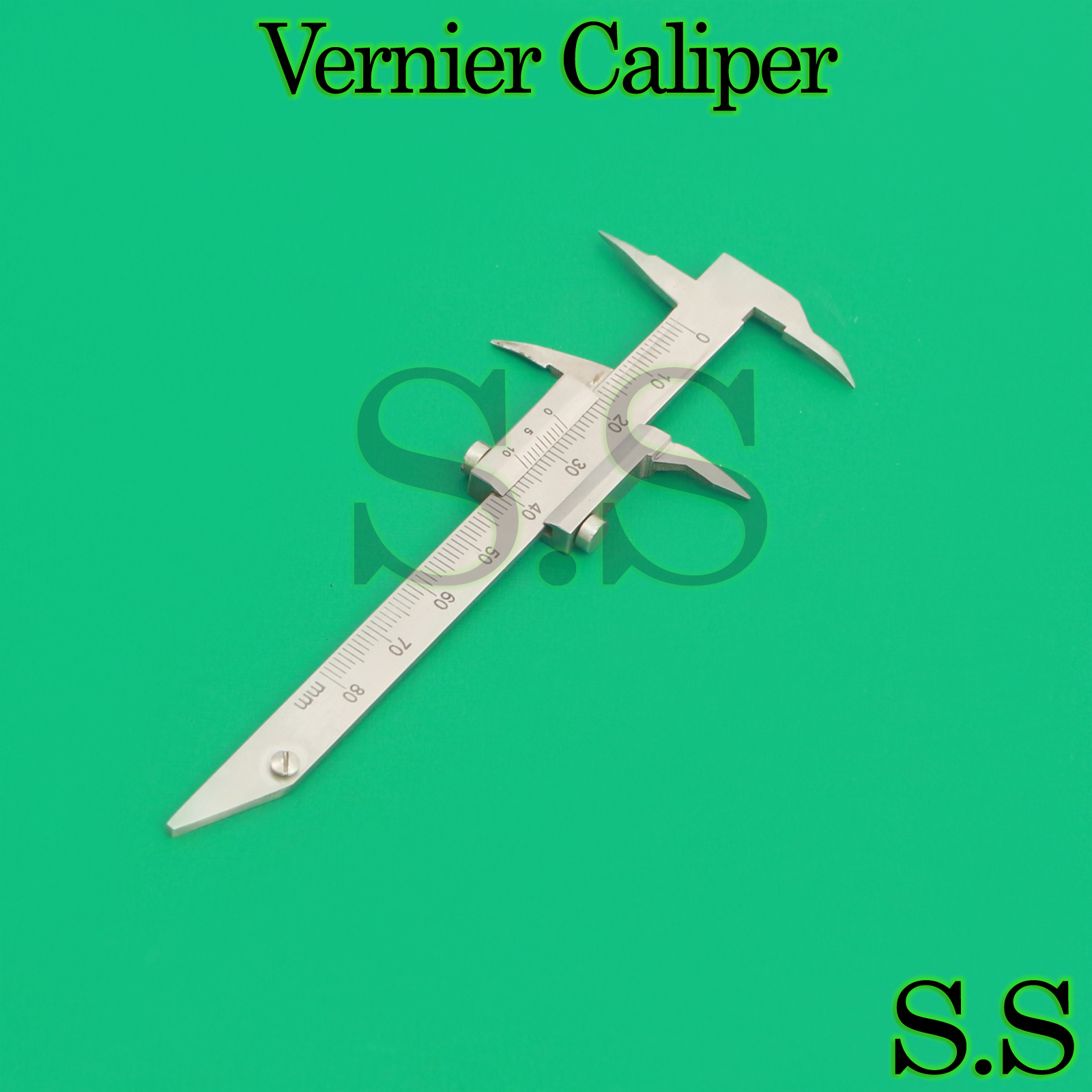 Beerendonk Sliding Caliper 0-80mm Dental Implant Measuring Double sided