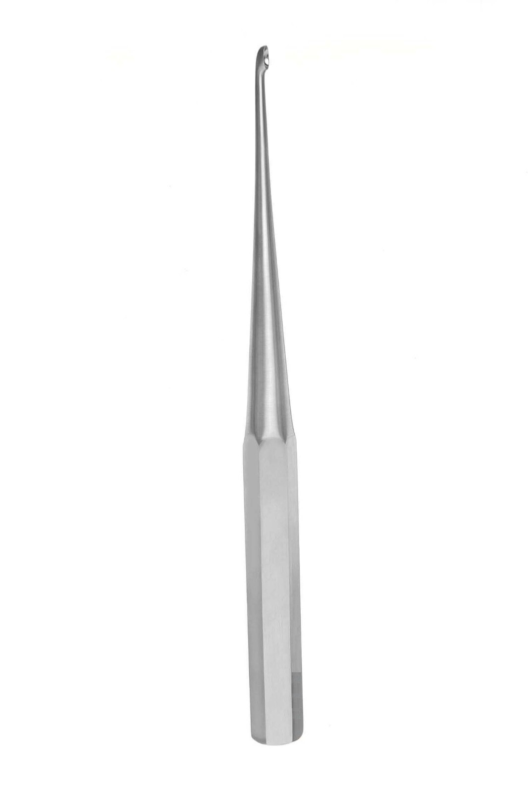 Bruns Bone Curette, 9″, Straight, Oval Cup, 3.7mm, Size: 0