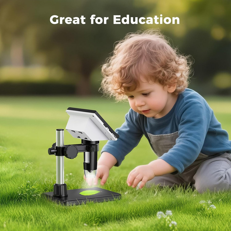 Portable 1000X USB Digital Microscope 4.3″ LCD Coin Jewelry Inspection Camera