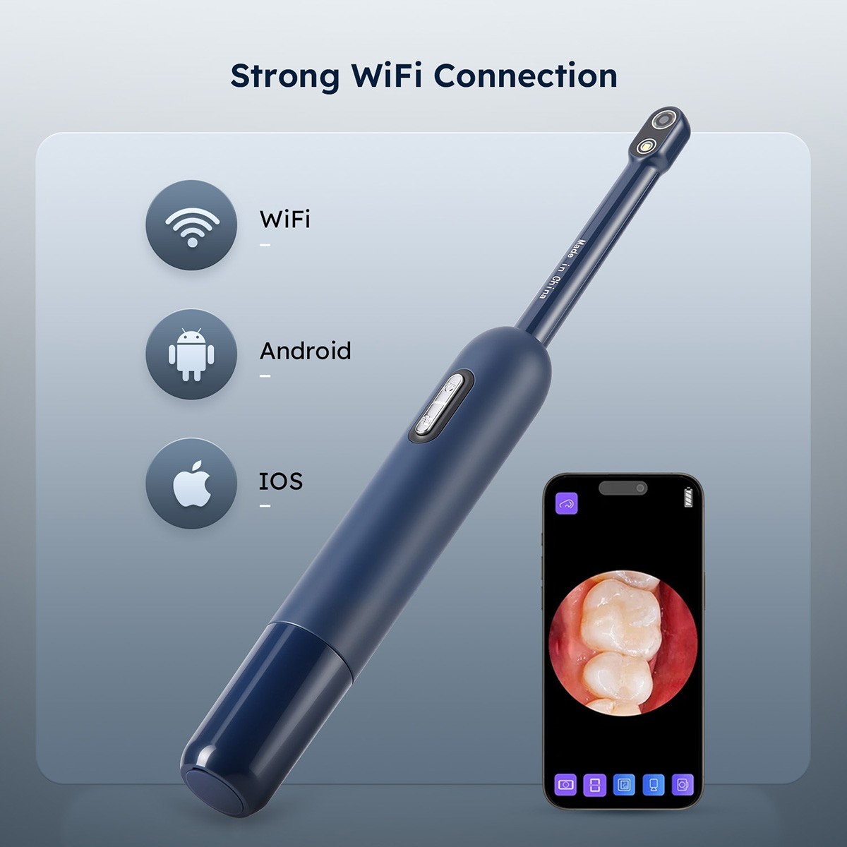 Dental Intraoral Intra Oral Camera Wifi Digital Imaging Sensor High Resolution