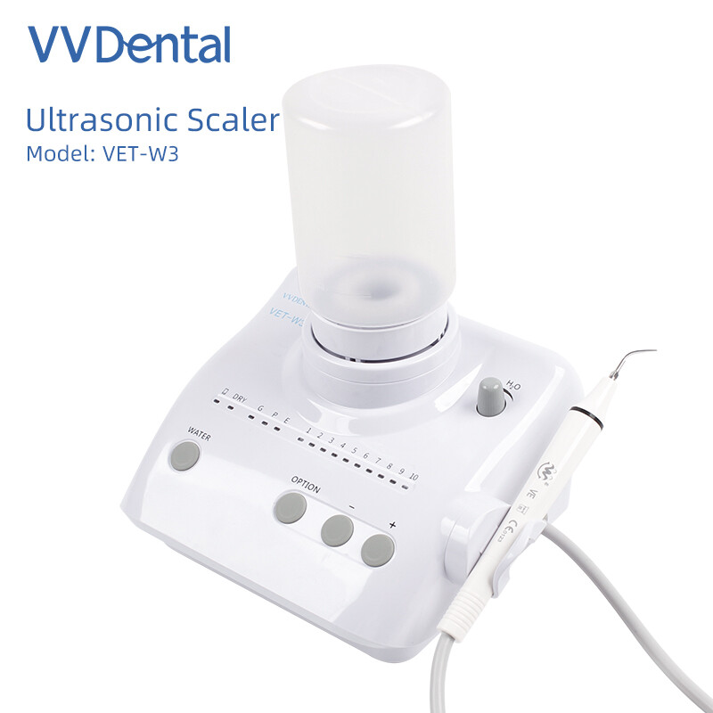 Dental Ultrasonic Scaler Piezo Scaling LED Handpiece w/2 Bottles Fits EMS/SATELE