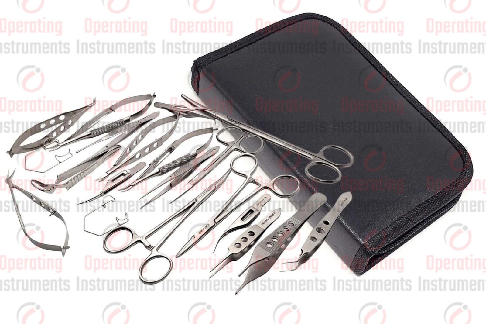 Eye Micro Surgery Ophthalmic Forceps Scissors Speculum Instruments 20 PCs Kit