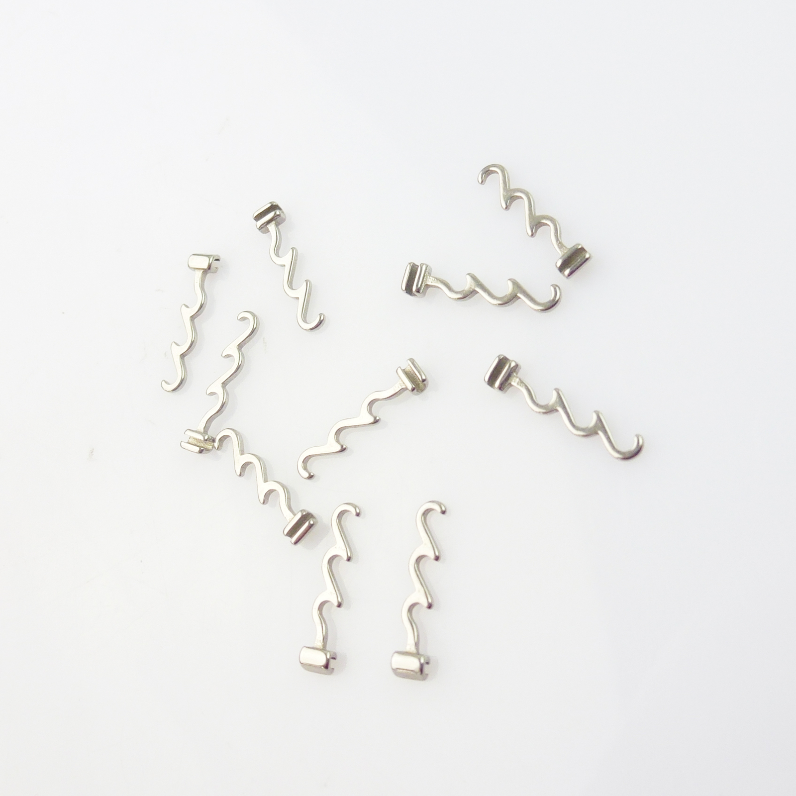 10Pcs Dental Ortho Crimpable Hooks Sliding/Cross/MINI/Sliding/Split Stops/Double