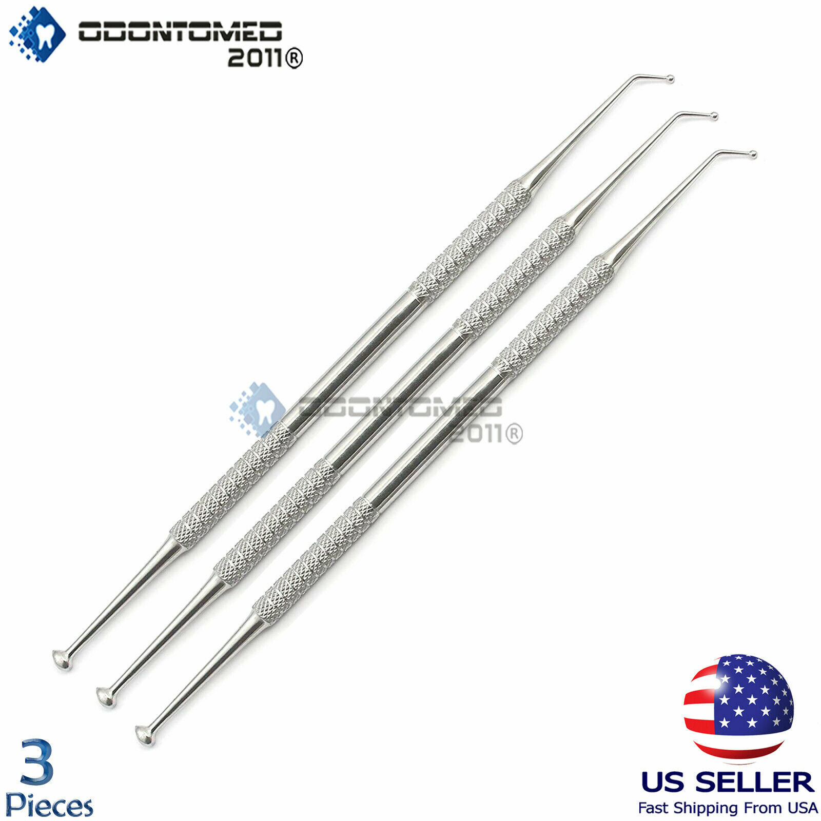 ODM 3 Ball Burnisher # 27/29 De Dental Amalgam Instruments