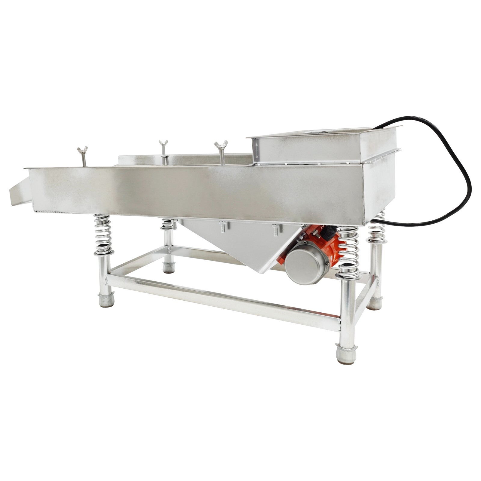 Linear Vibrating Screen 110V 80W 33.86″x13.4″x15.75″ 0.5mm Round Holes