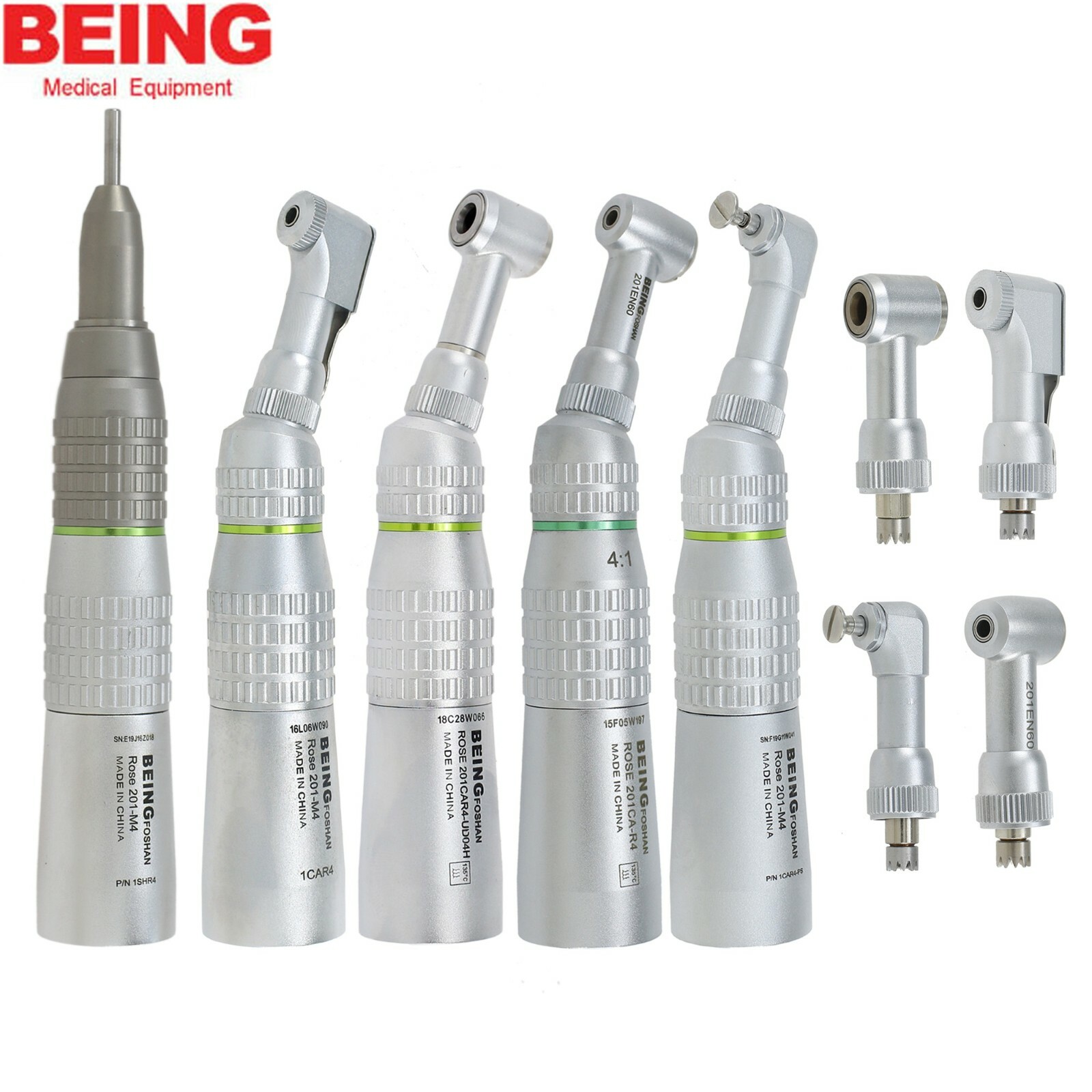BEING Dental 4:1 Endodontic Prophy Contra Angle Straight Handpiece Low Speed NSK