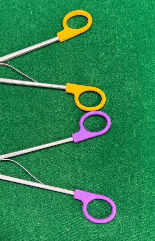 2pc Laparoscopic Open Surgery Hem-o-Lok Applier Yellow (XL)/ Purple (L) Reusable