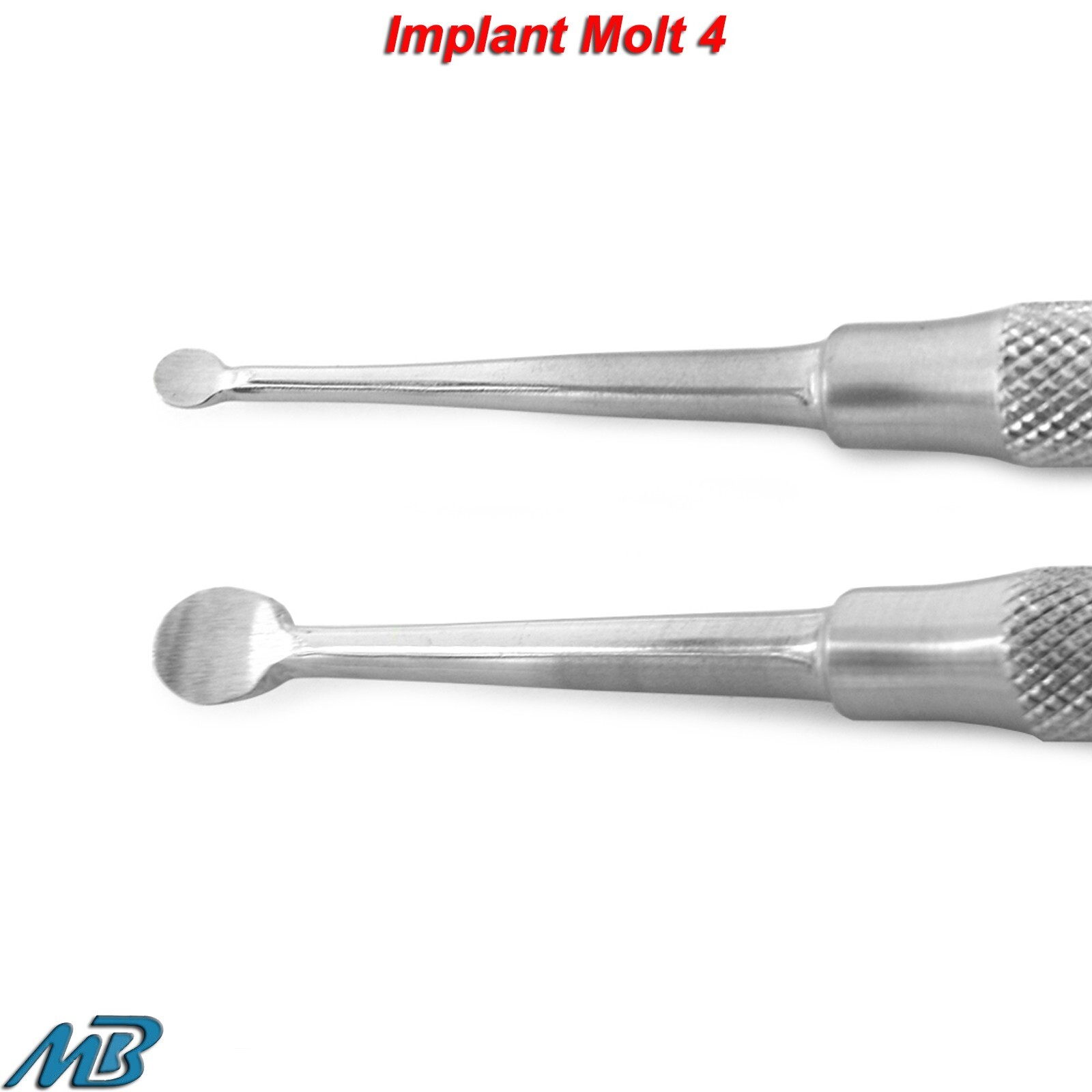 Dental Periosteal Elevator Molt #4 Bone Curette Double Ended Implant Surgical CE