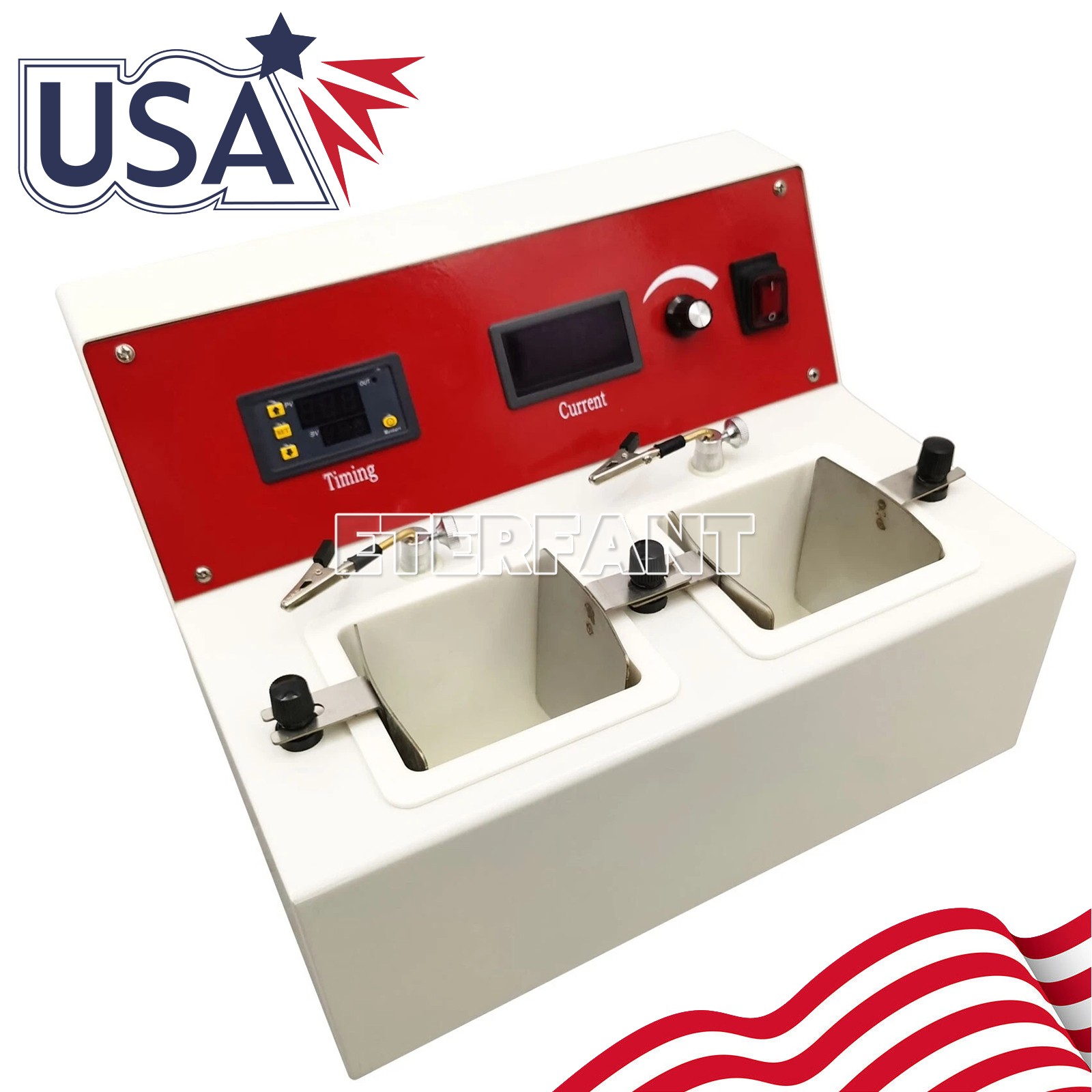 Dental Lab Electrolytic Polishing Machine with Positive Swing Function/Two Cells