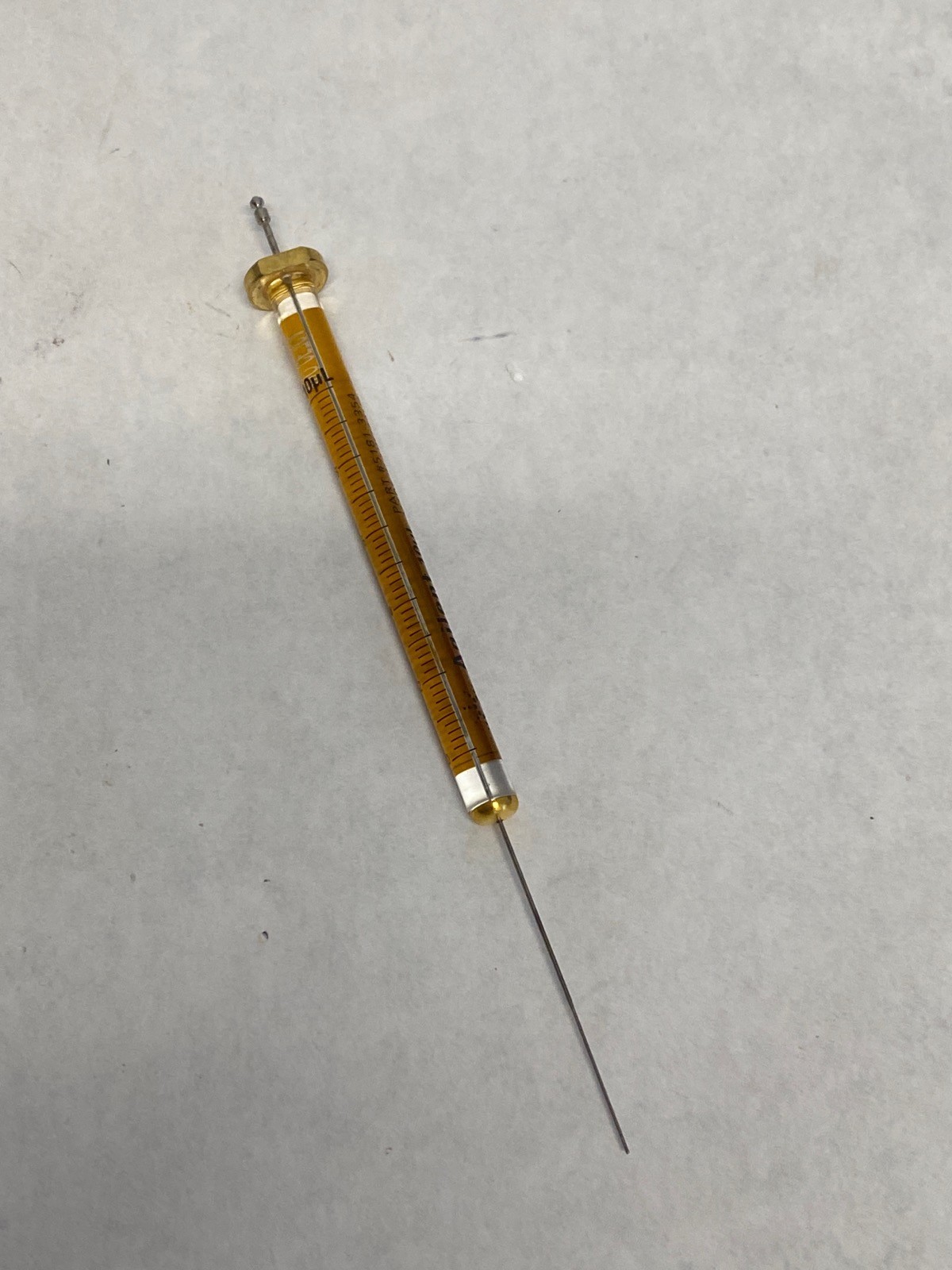 Used AGILENT Chromatography 10uL Glass Graduated ALS Syringe N 23-26g 5181-3354