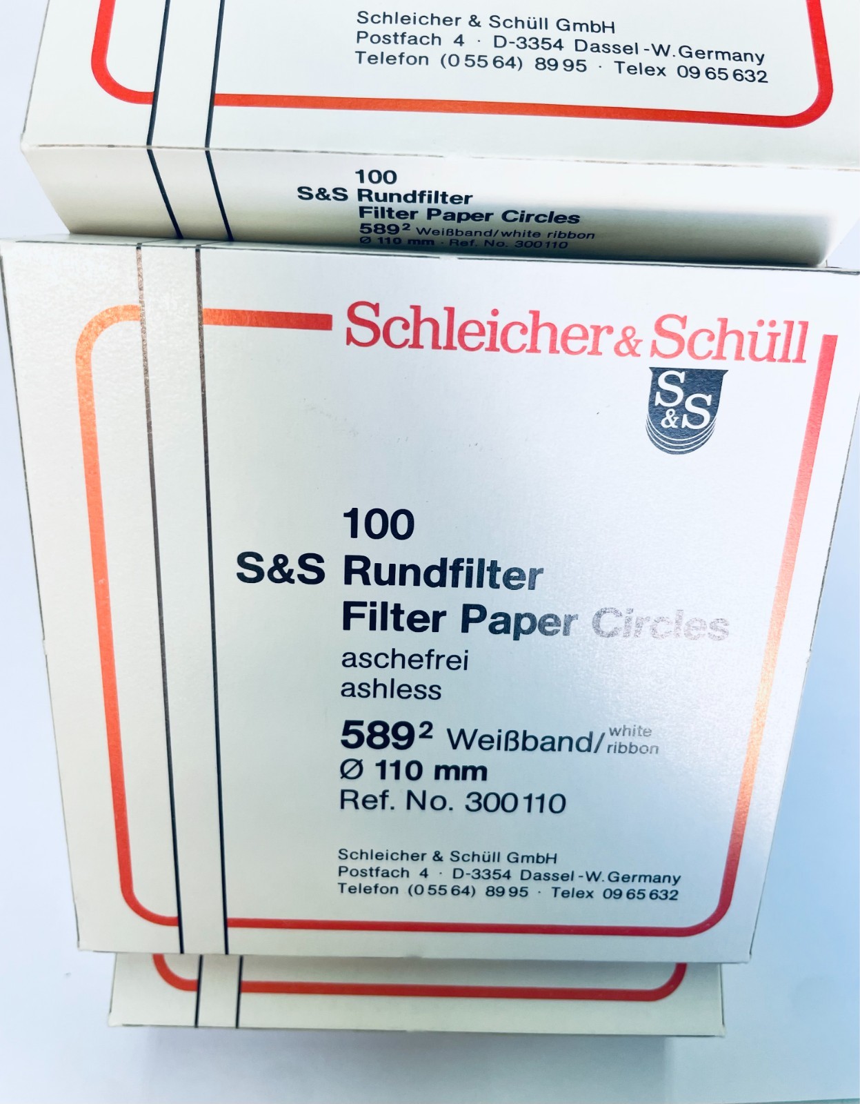 Whatman® / schleicher & schuell quantitative filter paper Grade 589/2 PK Of 10