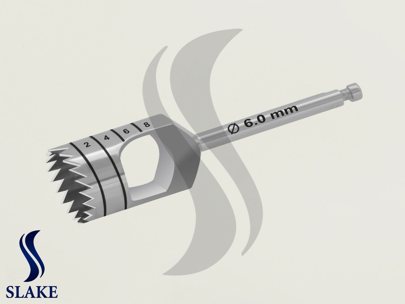 Dental Trephine Drill 6.0mm Surgical Surgery HIGH Quality Stainless CE