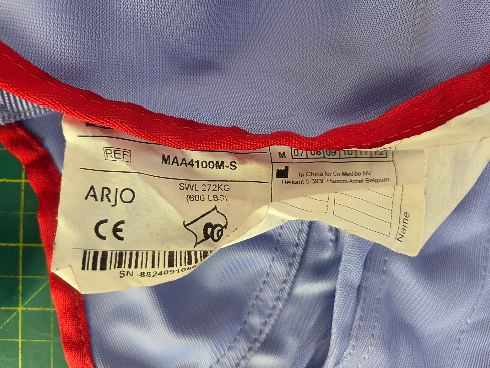 Arjo Style Small Cradle Patient Sling Clip Style x 3 Units