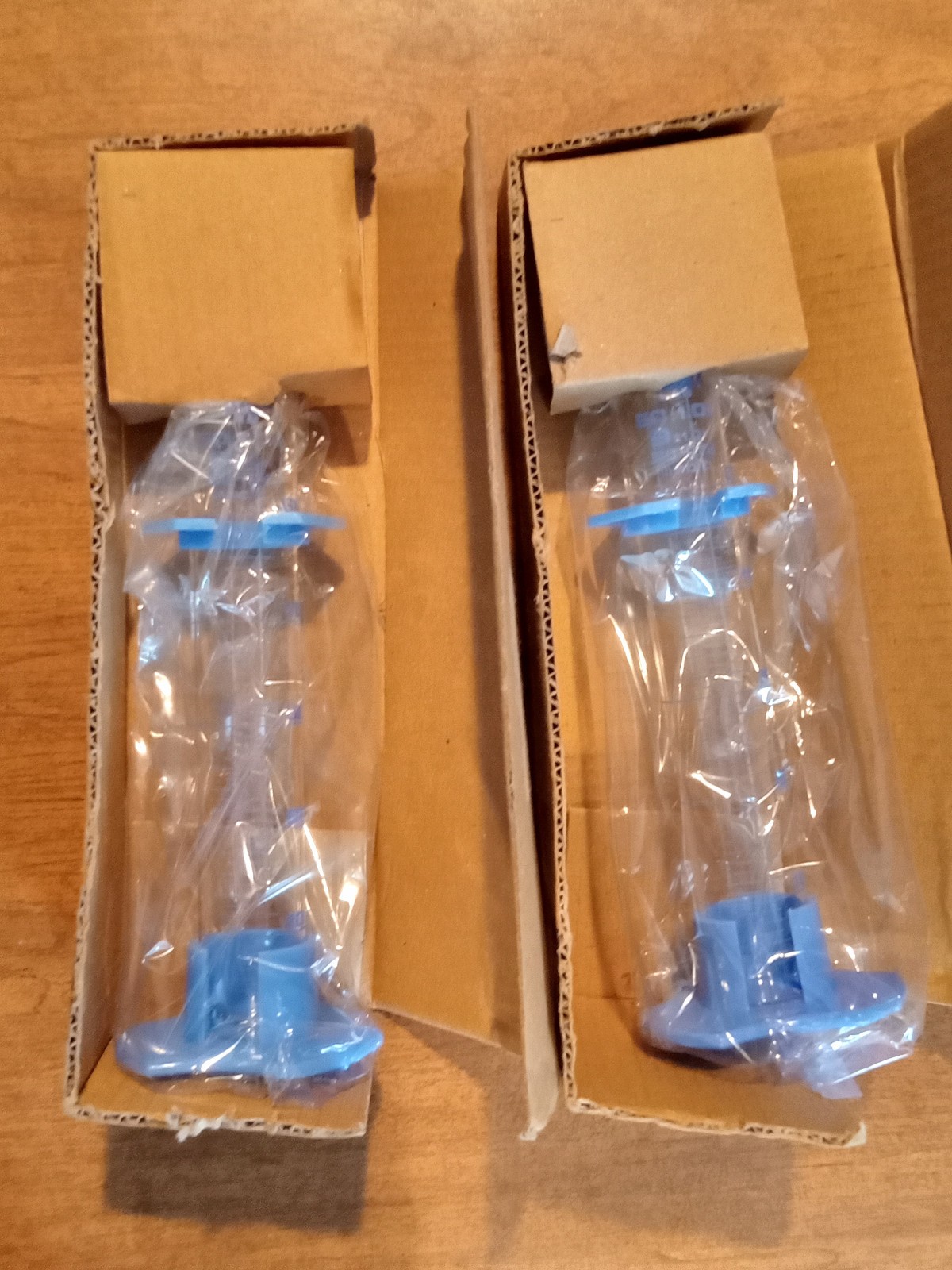 Eisco Labs Measuring Cylinders 50ml Class B – Blue Base – Borosilicate 3.3 Glass