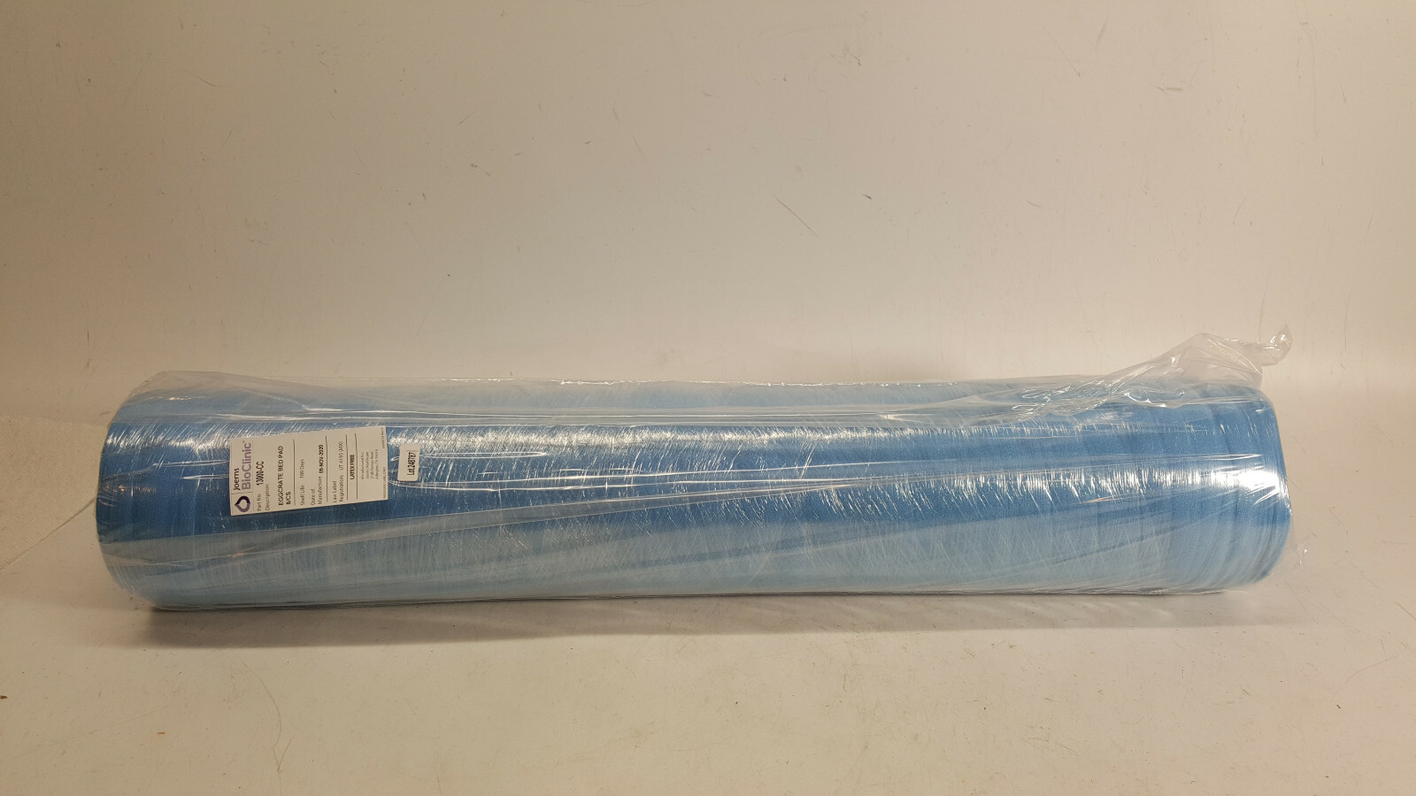 Joerns BioClinic 13000-CC Twin Bed Eggcrate Overlay Pad 8/CS Latex Free 13000CC