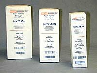 McKesson Non-Woven Sponge Polyester/Rayon 4-Ply 3X3in Square – Pack/1200