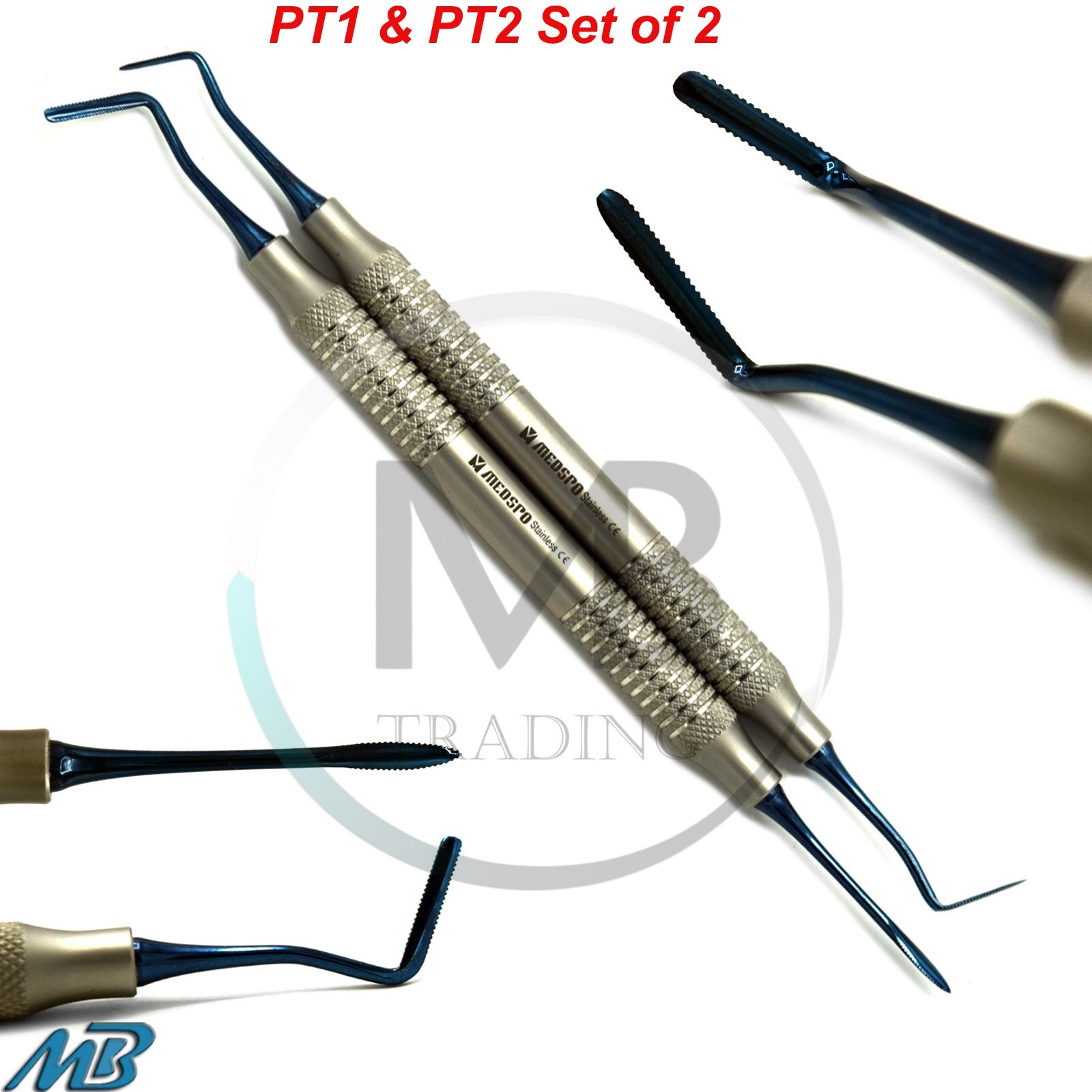 Dental Periotome Periodontal Ligament Implant Tooth Extraction Scaler Serrated