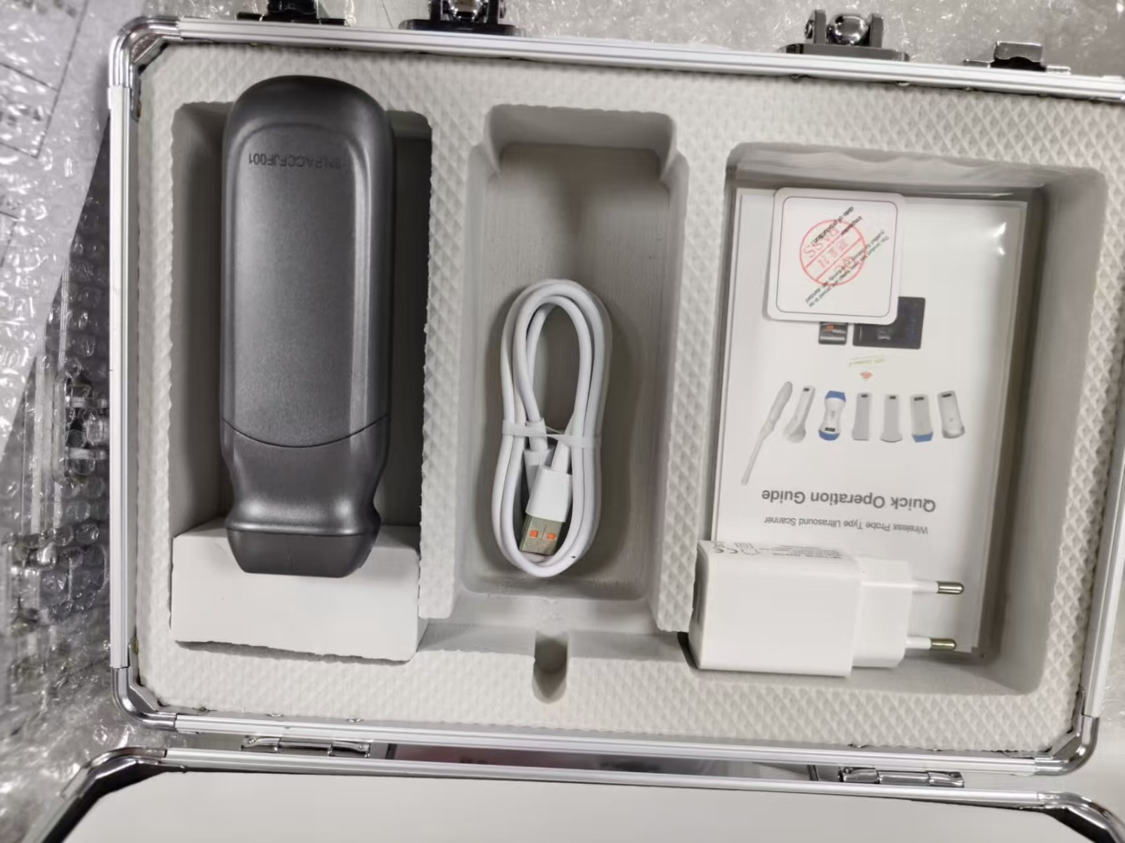 CW Mode Cardiac Ultrasound Probe, Wireless WiFi Color Doppler, Portable USG