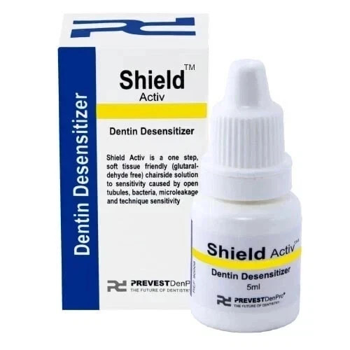 Prevest Denpro Shield Activ One Step Single Solution Desensitizer Dental.