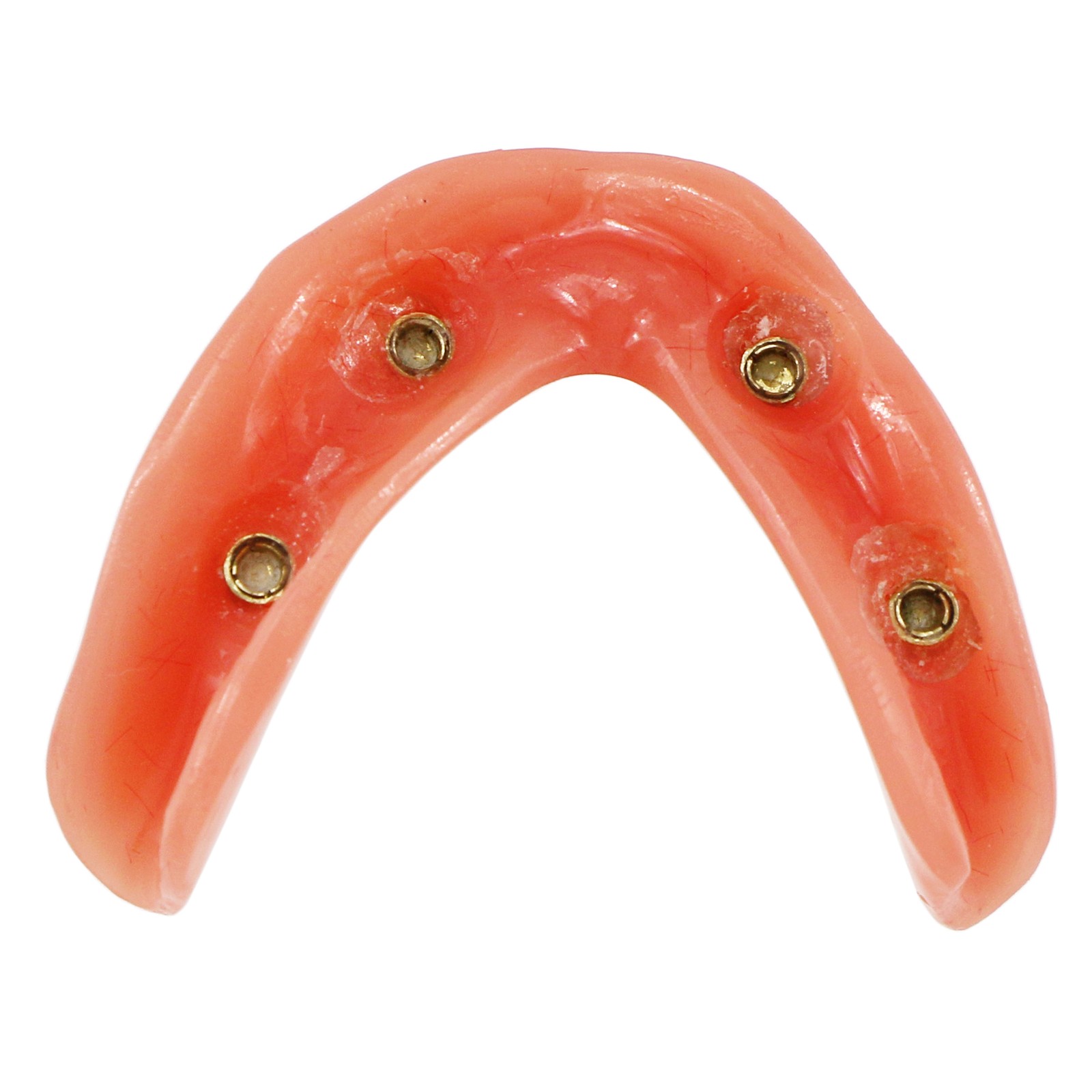 US Dental Removable Overdenture Teeth Model 4 lmplants Restoration Demo Clear