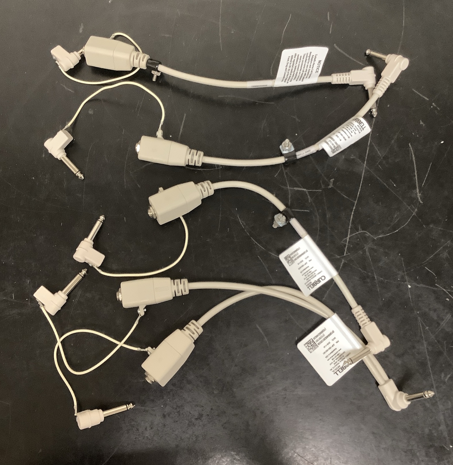 Lot of 4 Curbell Medical Adaptors JUP-1050-002-001 and JUP-1052-002-001