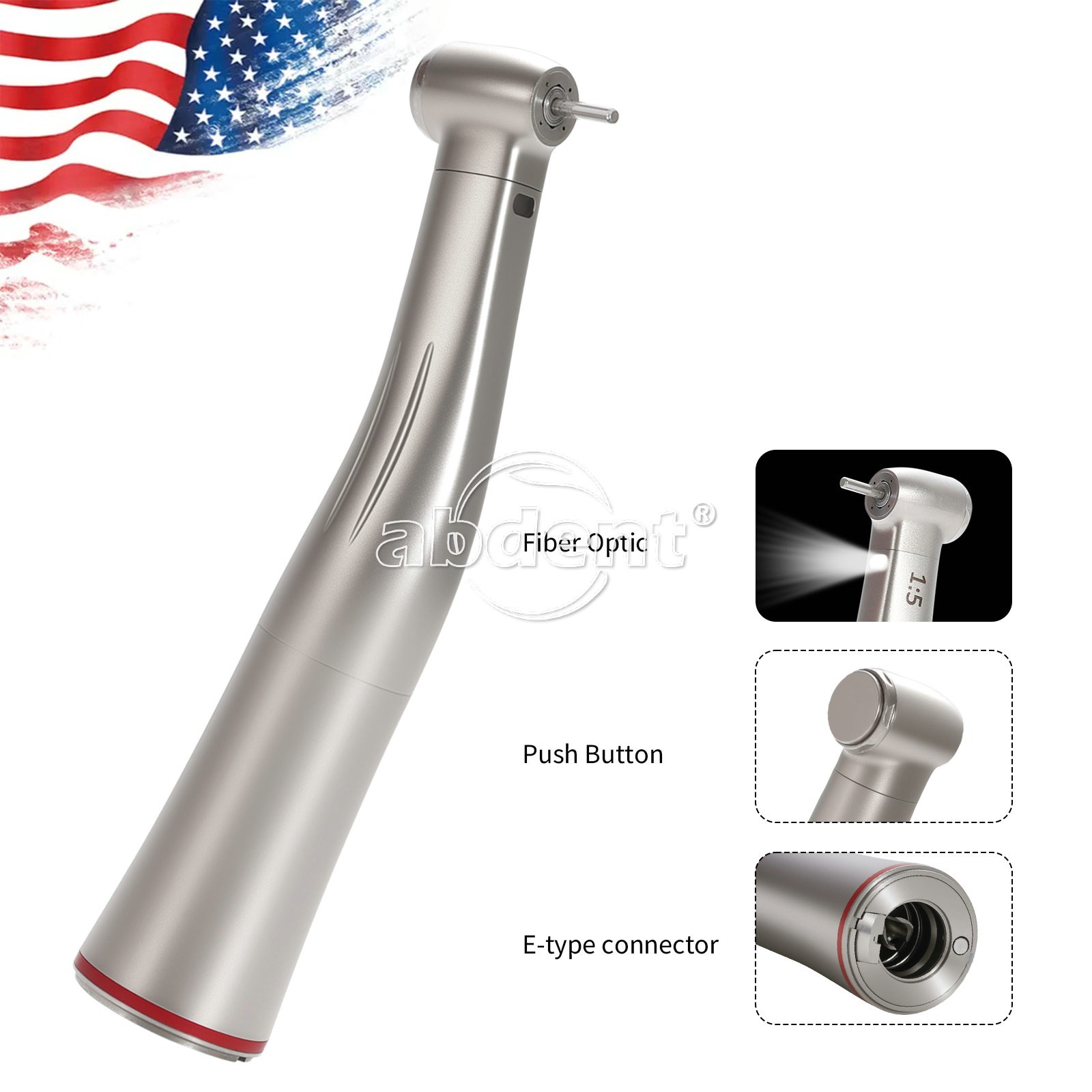 USA 10* NSK Style Turbina Dental High Speed Handpiece Push 4Hole FDA SALE