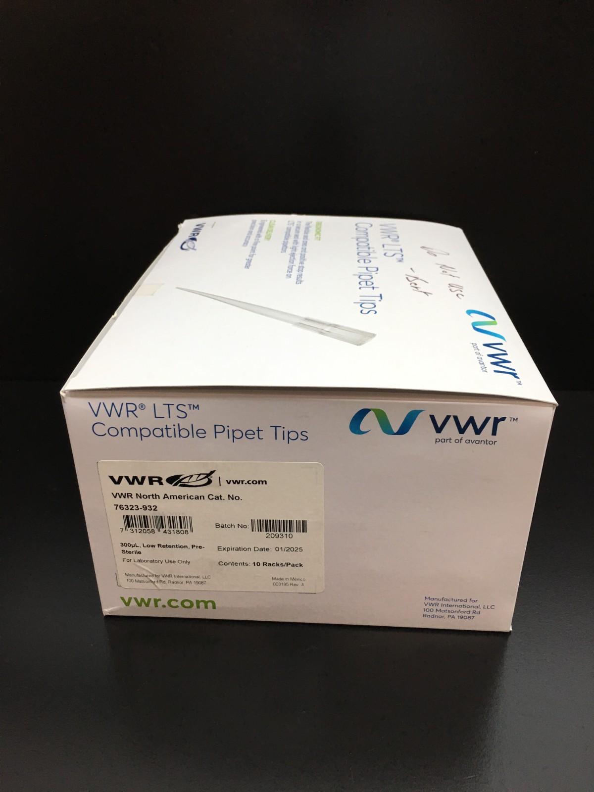VWR Cat No 76323-932 LTS Compatible Pipette Tips 300µL Lot 5 PCS