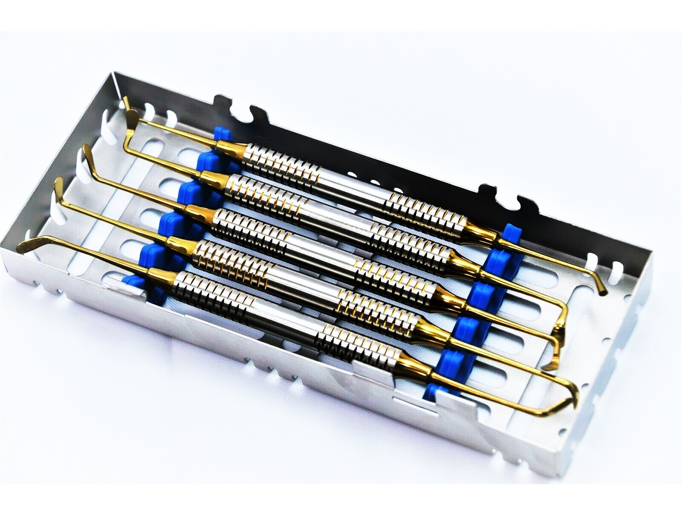 German 5 Pcs Sinus Lift Instruments Set Kit Implant Dental Dentistry Cassette