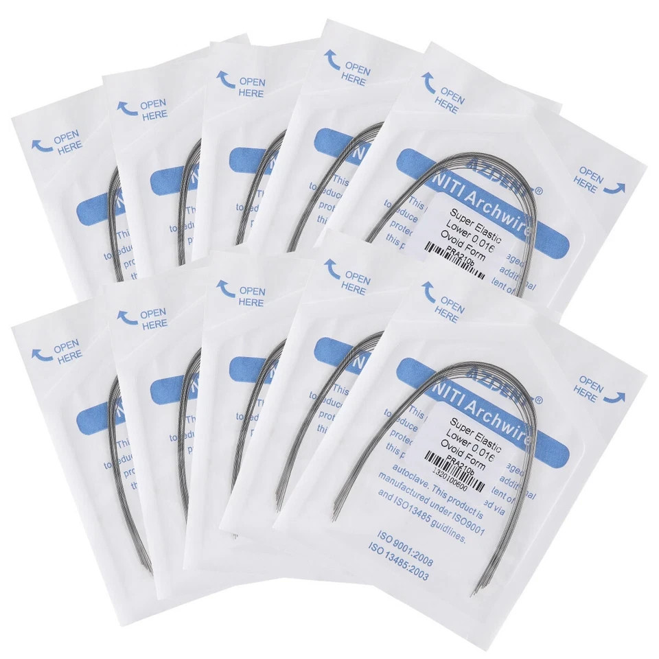 1 Pack Dental Orthodontic Super Elastic Niti Round Arch Wire Ovoid/Nature Form