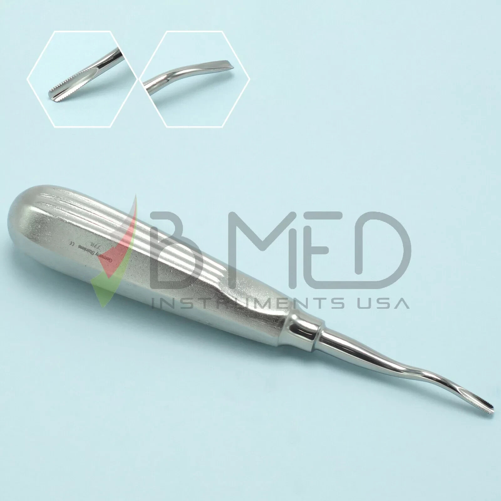 B Med Dental Root Elevators Apical 77L Serrated Tooth Surgery Atraumatic Extract