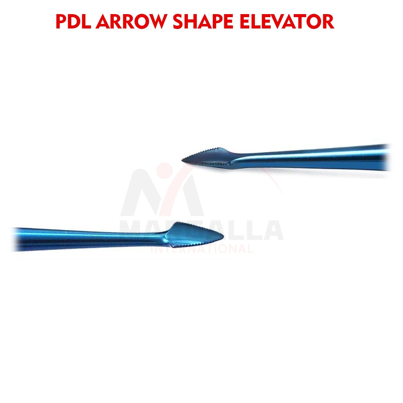 PDL Arrow Shape Dental Elevator Luxating Serrated Spade (Buy 5 Get 1 Free)