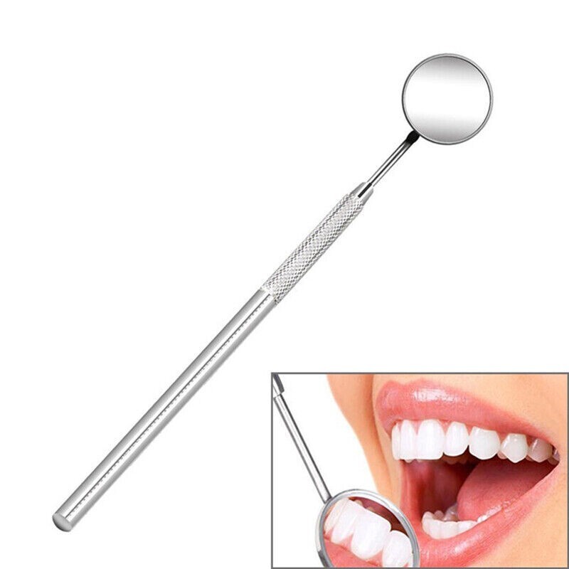 Stainless Steel Dental Mirror, Oral Exam Instrument for Dentist, 1 to 10 PCS