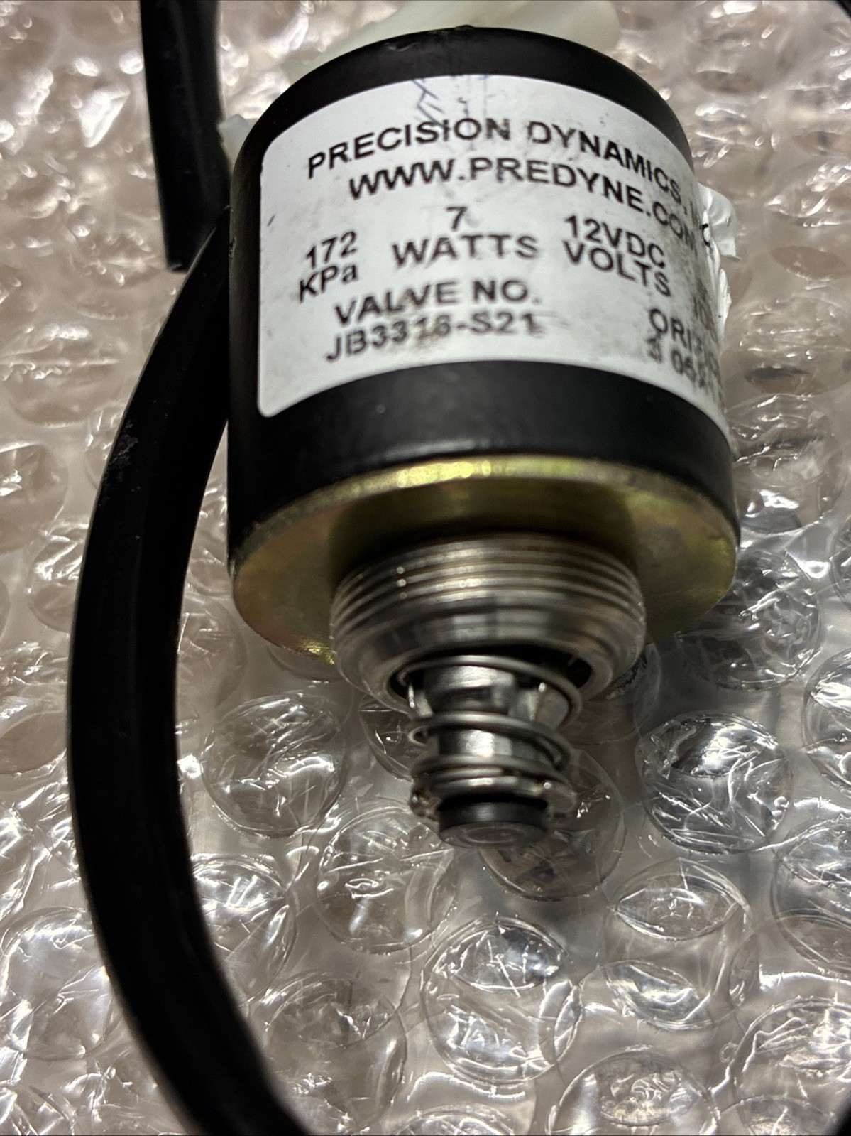 Sakura VIP 5 Tissue Processor Replacement Parts Part F51-327-00 Solenoid Valve