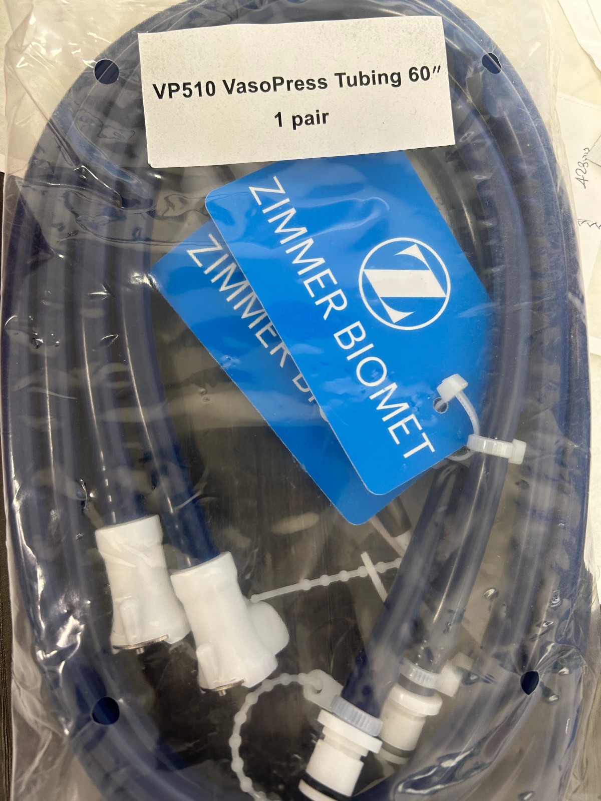 Zimmer Biomet VasoPress Connector Tubing, 1 Pair, 60″ Long – VP510