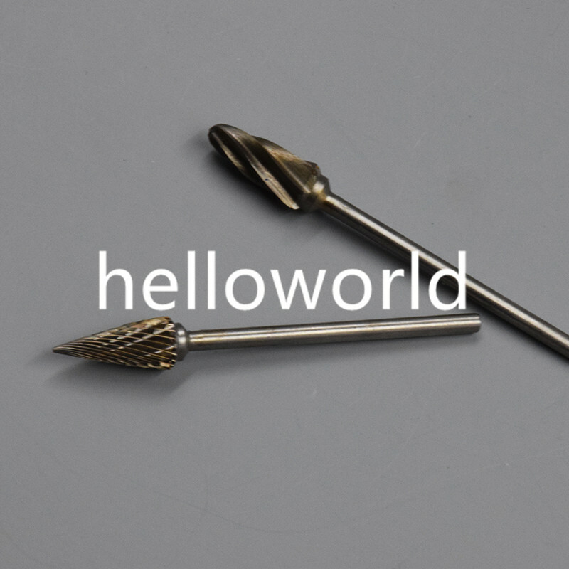 Dental Lab Alloy Carbide Cutter Kit HP Tungsten Steel Tooth Polisher Burs 2.35