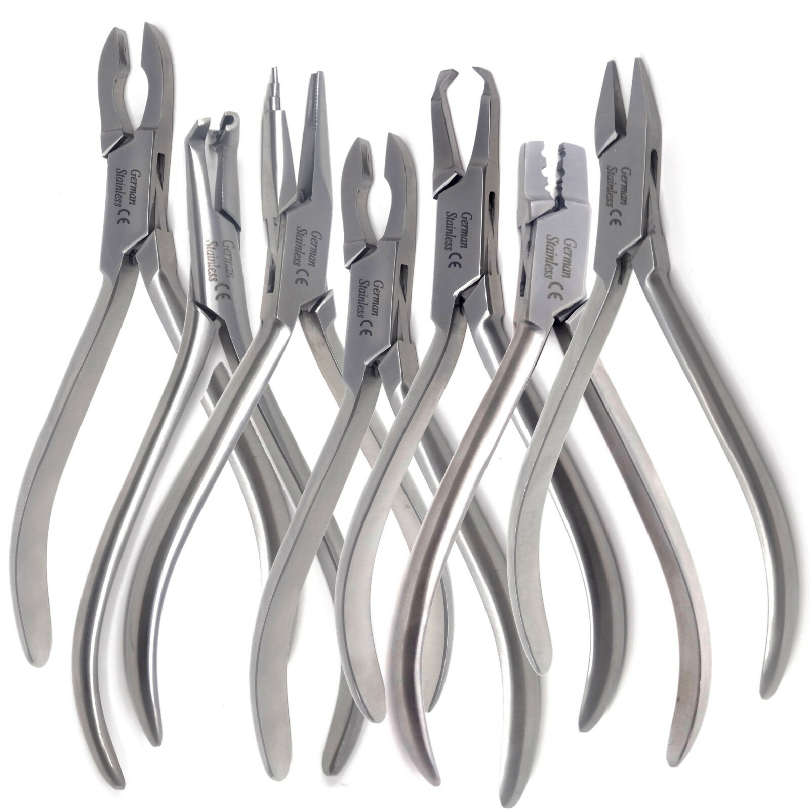 1x Premium Orthodontic Dental Pliers Wire Bending Loop Arch Forming Stainless CE