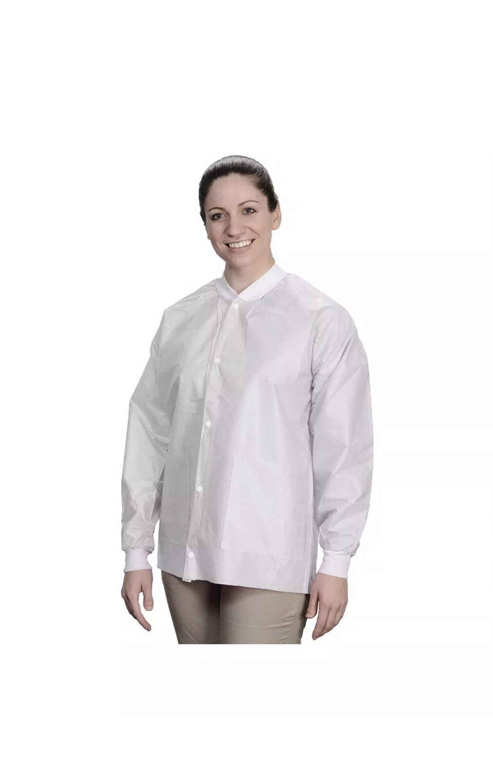Lab Coats, Lot Of 10 Size S Disposable Dental Medical Coats 2 Pockets