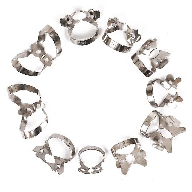56Size Dental Endodontic Rubber Dam Clamps Stainless Instruments Surgical Clamp