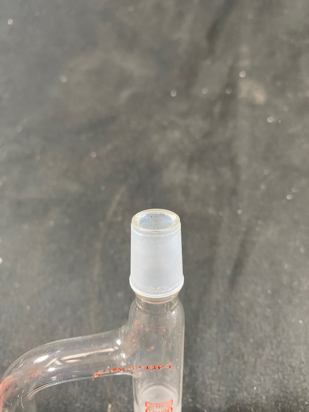 KIMBLE KONTES Glass 14/20 10/18 Thermometer Joint Claisen Distillation Adapter
