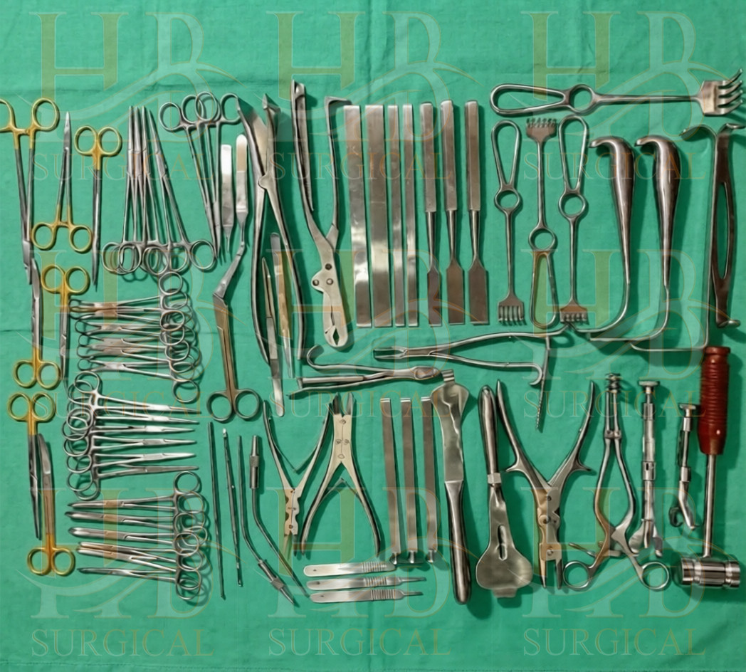 Orthopedic Basic Major Orthopedic Lot Of 74 Pcs Set Surgical Instruments