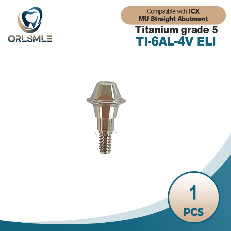 1 pcs Multi unit straight abutment fits to ICX platform D4.8