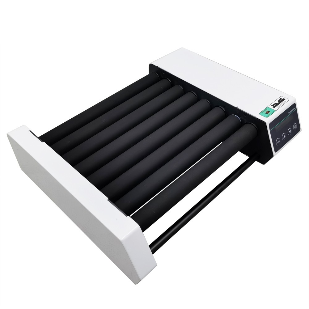 Eight Roller Roller Blood Liquid Test Tube Mixer LCD 110-220V Speed 20-80rpm