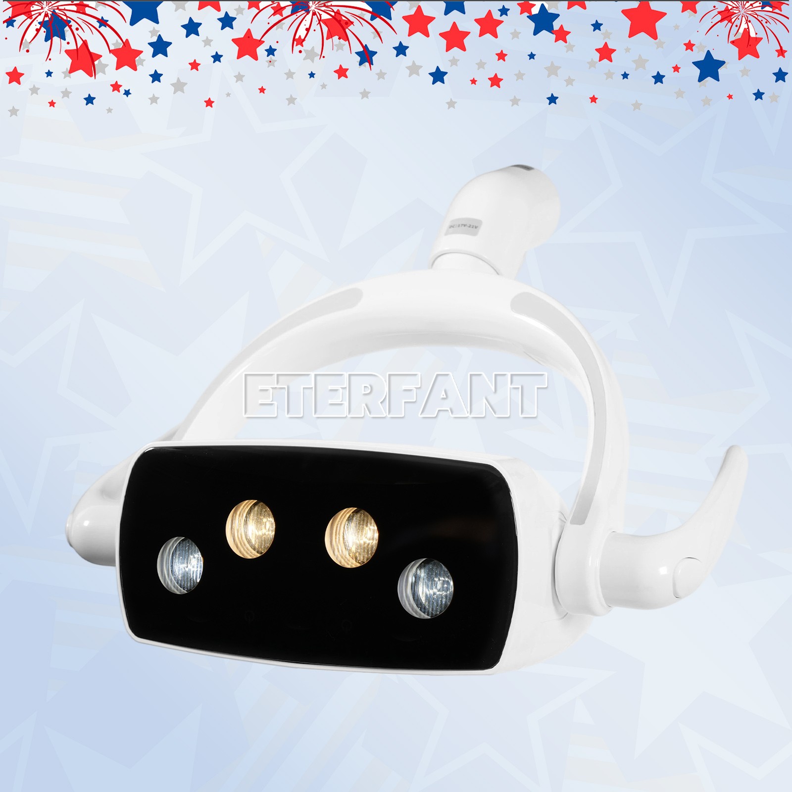4 LED Dental Oral Light Operating Lamp Induction 6W Dual Color Temperature US