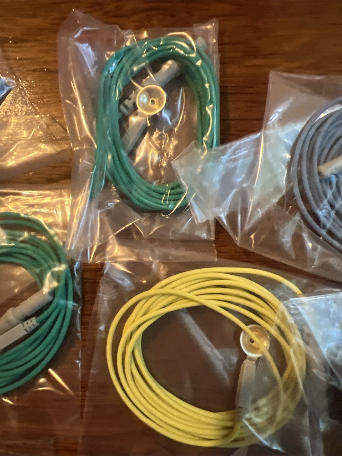 Silver EEG Cup Electrodes 10mm 1.5M Cables