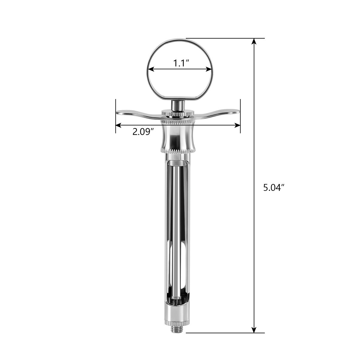 Dental Anesthetic Syringe Self-Aspirating 1.8CC Syringe Sharp Head Autoclave