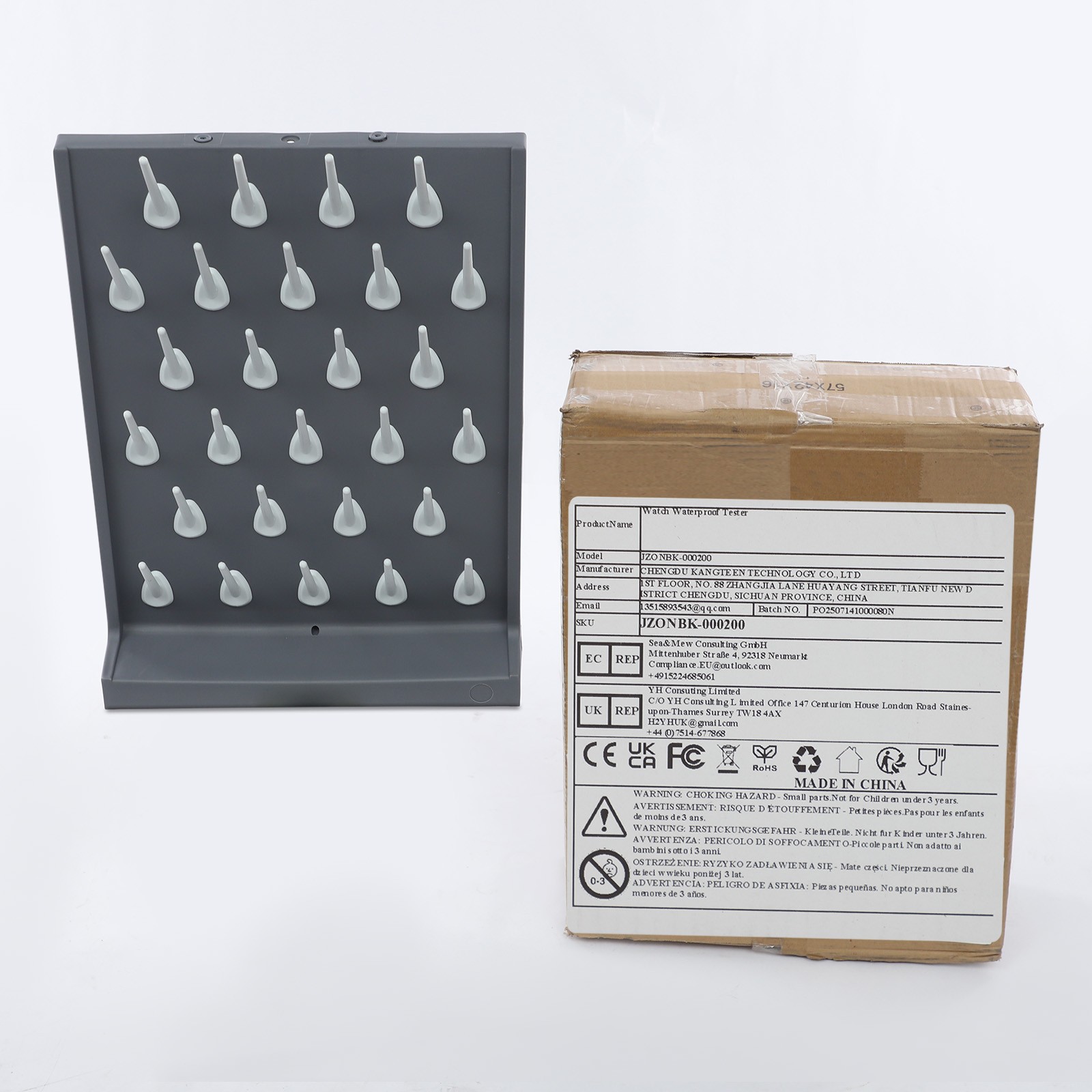 27 Pegs Durable 2*Laboratory Drying Rack PP Material Anti-corrosive 55*40*12cm